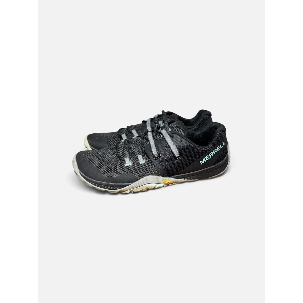 Merrell Trail Glove 6 Womens 8 Black Barefoot Trail Running Shoes Vibram J135384